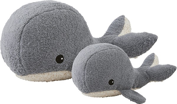 Efie Set Spiel & Kuschel Wale , kontrolliert biologischer Anbau (organic), Made in Germany