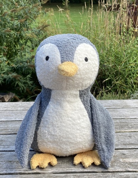 Efie Kuscheltier Pinguin groß, kontrolliert biologischer Anbau (organic), Made in Germany
