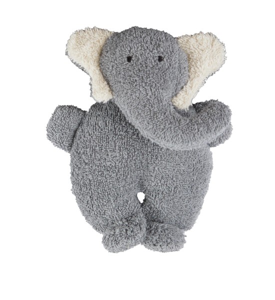 Efie kleiner Elefant grau, Kuscheltier, kontrolliert biologischer Anbau (organic), Made in Germany
