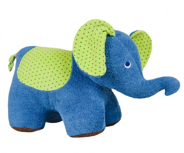 Efie Sitz & Spiel Elefant XXL, kontrolliert biologischer Anbau (organic), Made in Germany