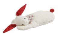 Efie Wärmflasche Hase mit Halstuch, 0,8L, kontrolliert biologischer Anbau (organic), Made in German