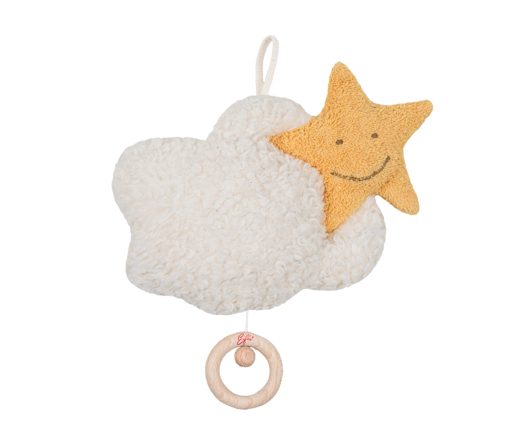 Efie Bio Spieluhr Hund - GOTS Zertifiziert Made In Germany