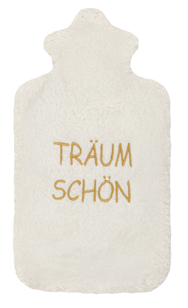 Wärmflasche tolle Sprüche TRÄUM SCHÖN, ( KbA ) Natureline