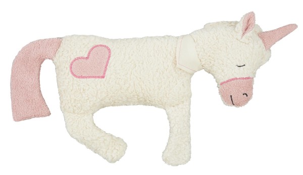 Efie Kirschkern-Wärmekissen Einhorn mit Herz, kontrolliert biologischer Anbau organic, Made in Germa