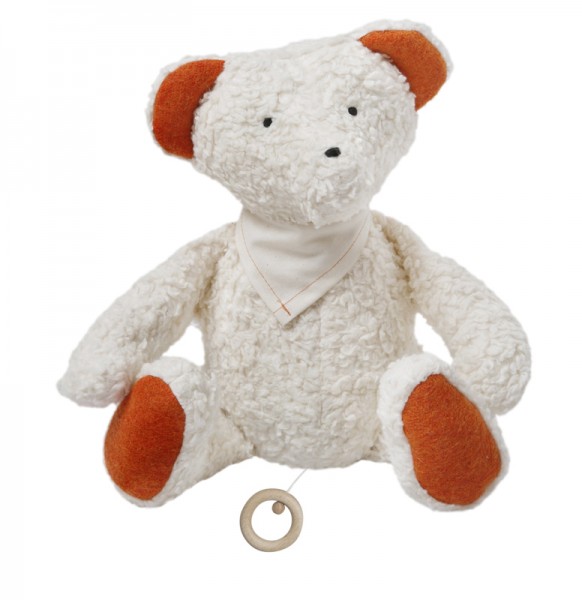 Efie Spieluhr Teddy, kontrolliert biologischer Anbau (organic), Made in Germany