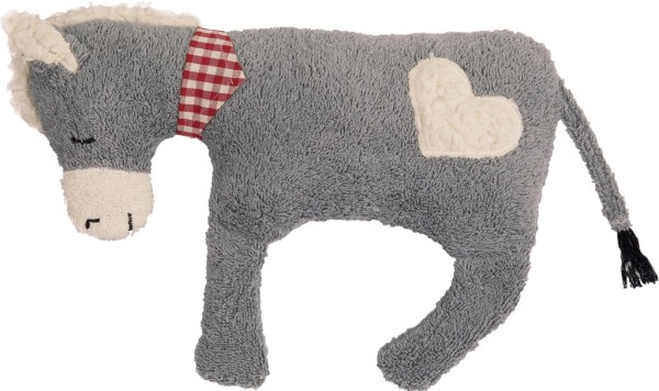 Efie Spiel & Kuschelkissen, Esel kontrolliert biologischer Anbau (organic), Made in Germany