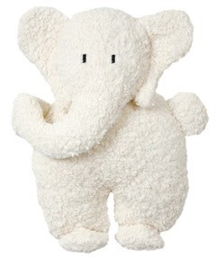 Efie Kuscheltier/Kissen Elefant L, kontrolliert biologischer Anbau (organic), Made in Germany